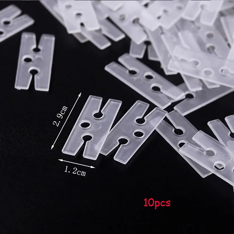 H clip 10pcs 5 м/лот баллоны аксессуары полоска для воздушных шаров 160 отверстия Свадьба День рождения фон с воздушными шарами Декор Аксессуары принадлежности для меток насос - Цвет: H clip 10pcs