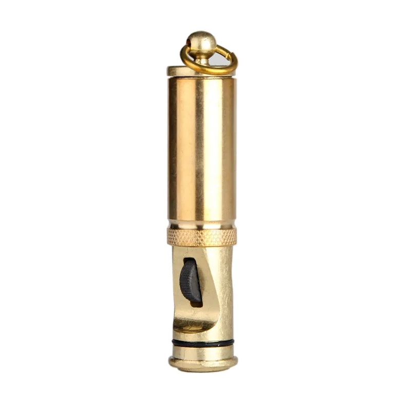 

Push-pull Retro Kerosene Lighter Creative Grinding Wheel Lighter Gold Brushed Proesscess Windproof Lighter Small Pandent Lighter