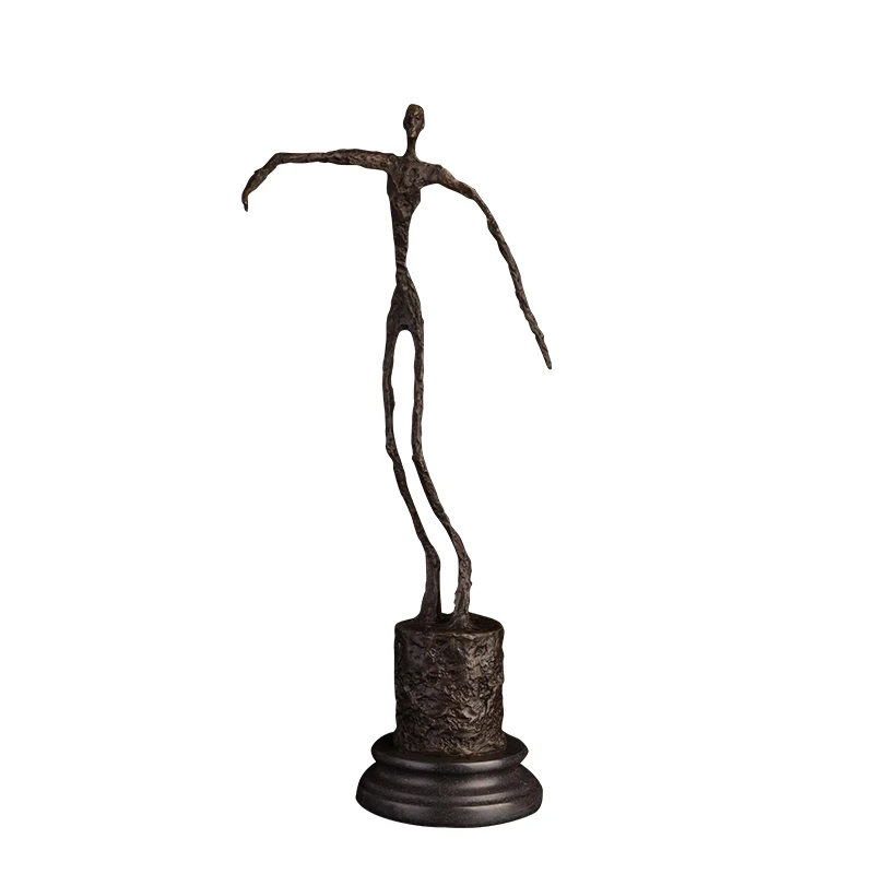 Бронзовая статуя Giacometti скульптура для украшения дома и офиса комнаты|Статуи
