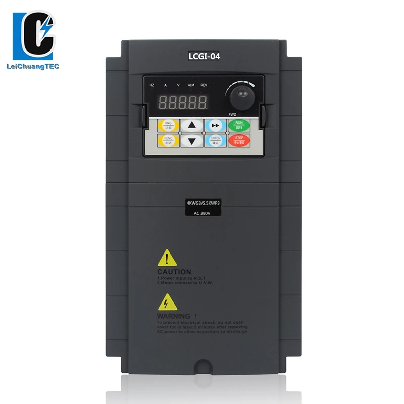 

VFD 4KW 3-Phase Motor Control 380VAC Variable Frequency Inverter 50Hz 60Hz