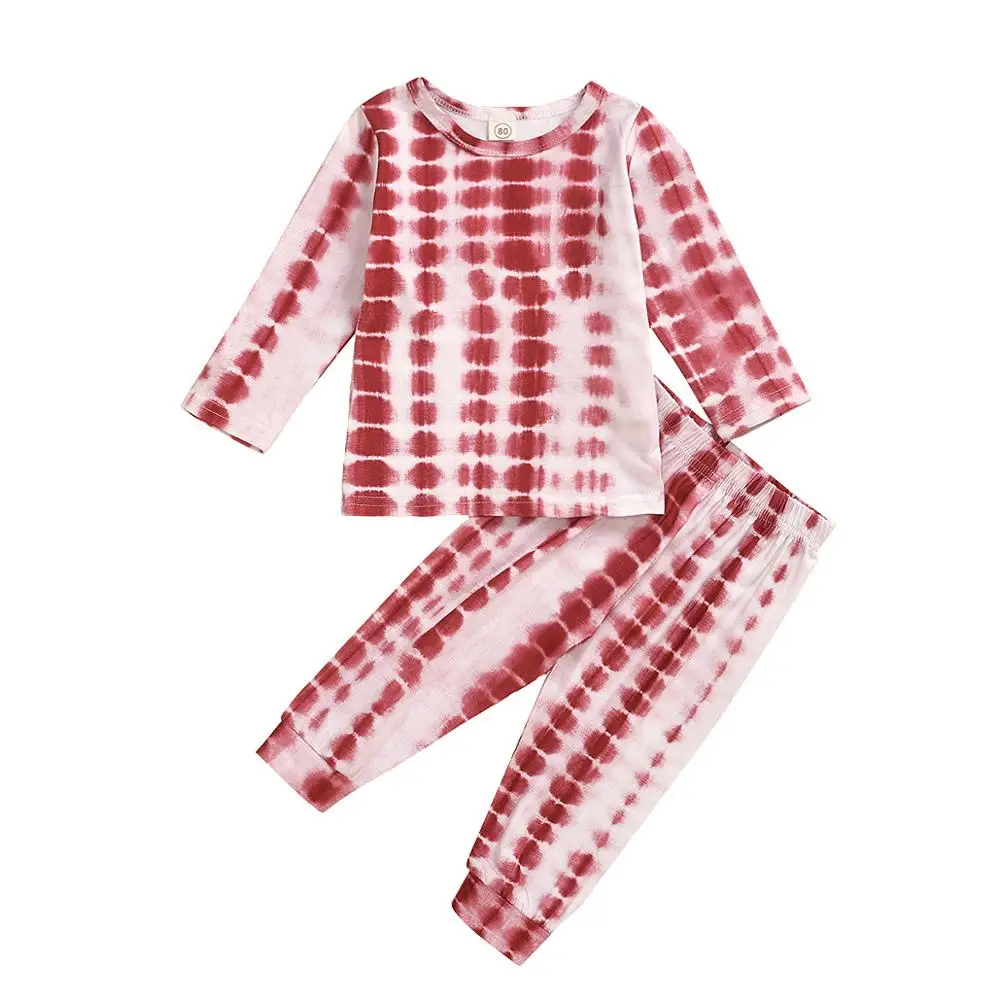 

Baby Girls Clothes Sets Spring Kids Clothes Tie-Dye T-shirt+Pants Toddler Boys Outfits Long Sleeve Sports Suit Children Clothes