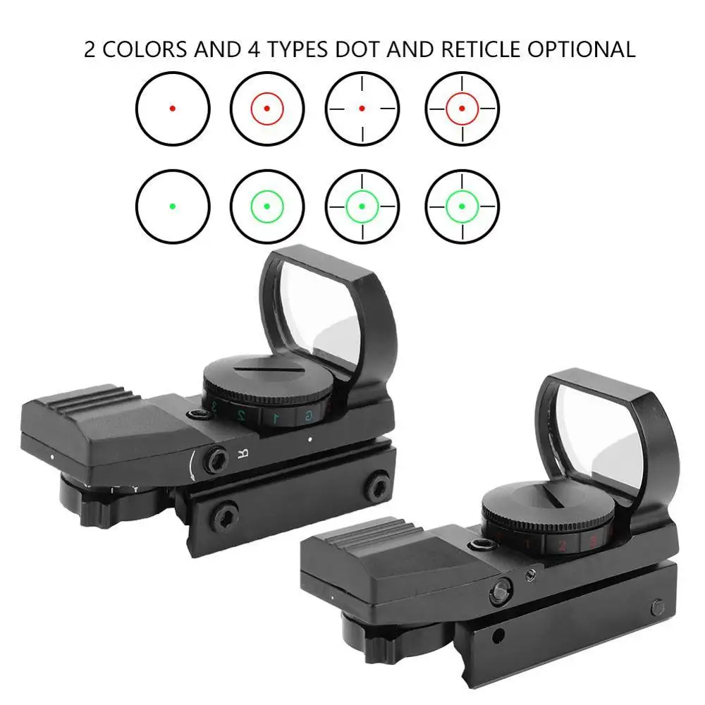 

Marotui 11/20 mm Rail Mount Riflescope Hunting Optics Holographic Red Dot Sight Reflex 4 Reticle Tactical Gun Accessories