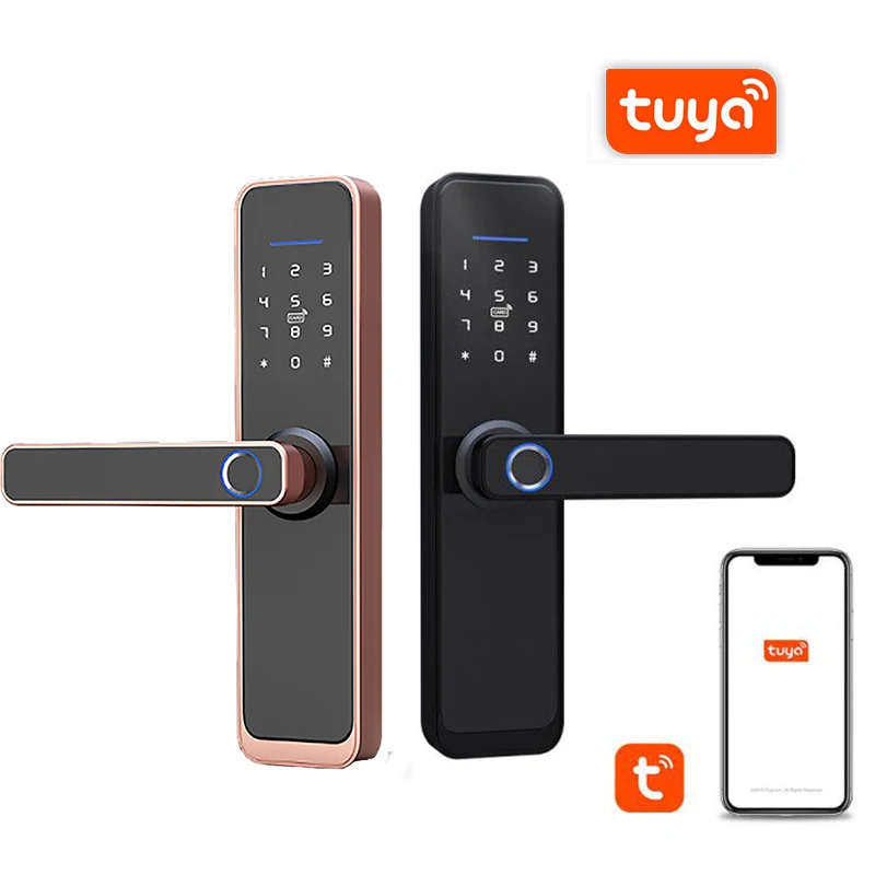 

Tuya Smart Lock Fingerprint Lock,Fechadura Digital Smart Door Lock Security home and hotel Electronic Password ,RFID Card unlock