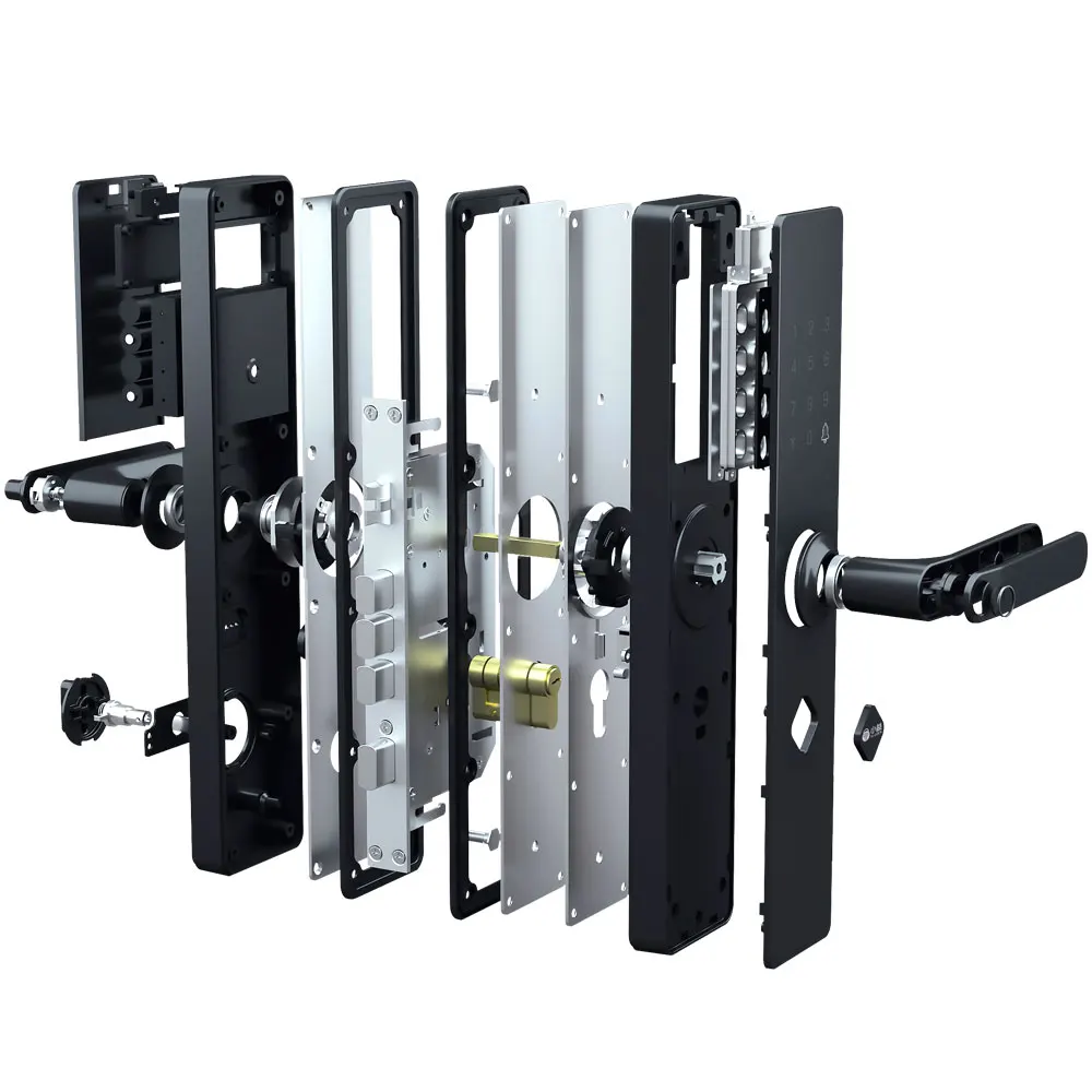 Умный биометрический дверной замок Yi-LOCK E206T, отпечаток пальца, электронный замок, NFC, отпечаток пальца, пароль, Bluetooth, RFID, приложение, Удаленная разблокировка