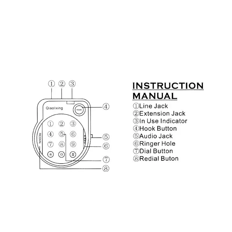 

Hot mini B Hands Mini Free Corded Telephone Phone Head + Headset