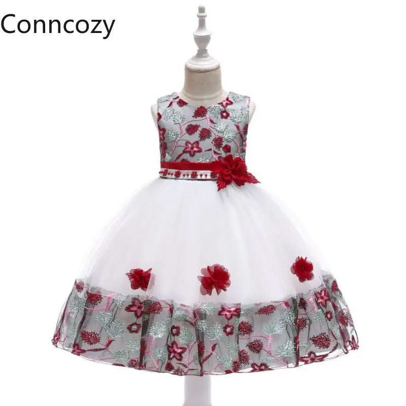

Children's Dress Princess Mesh Lace Puffy Girl's Performance Dress Children's Wear Birthday Party Dress Girls Halloween Dress