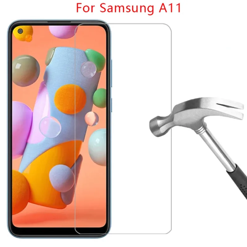 

3Pcs 9H Phone Tempered Glass for Samsung Galaxy A11 A10s a10 A 10S Safety Screen Protector Protective Glass on Samsung A 11