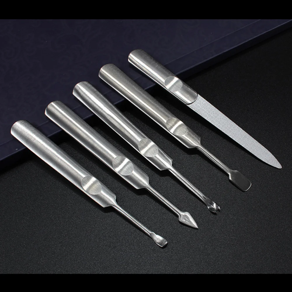 

Professional Stainless Steel Nail File Nail Buffer Pedicure Manicure Buffing Polish Nail Art Tools