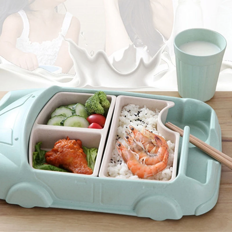 Детская посуда Детские Мультяшные блюда Набор детских чаш с мультяшным