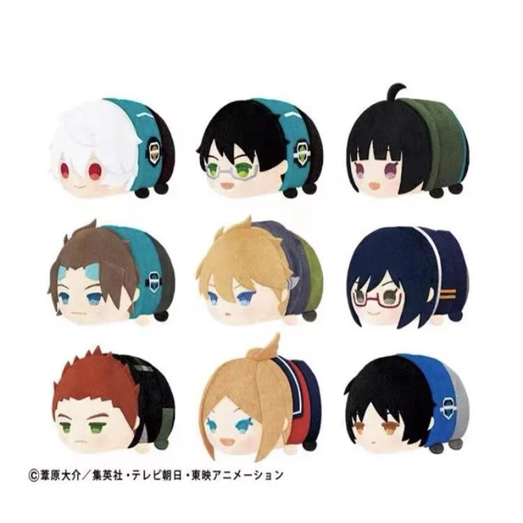 

8.5cm Anime World Trigger Mochi-mochi Mascot Vol.1 Kuga Yuuma Jin Yuuichi Hyuse Plush Doll Pendant Rindou Mikumo Cute Toys Gifts