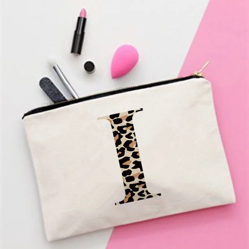 

Women Leopard Print I Printed Make up bag Fashion Women Cosmetics Organizer Bag for Travel Colorful Storage Bag for Lady Bag