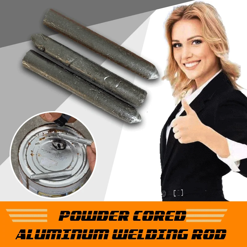 

Lonbor® Powder Cored Aluminum Welding Rod Low Temperature Easy Melt Aluminum Welding Rods No Need Solder Powder Tool Accessories