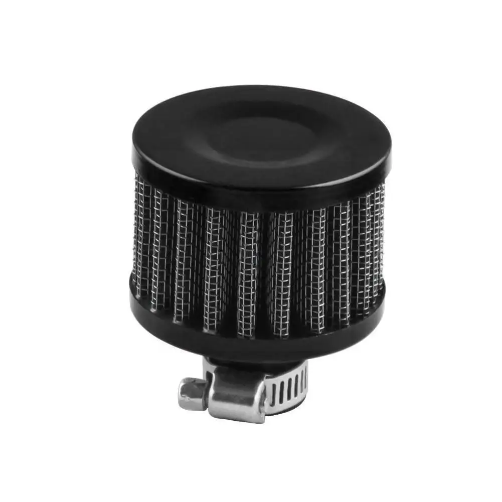 

12mm Universal Car Air Filter For Motorcycle Cold High Air Cover Flow Breather Filters Mini Vent Crankcase Intake E1L5