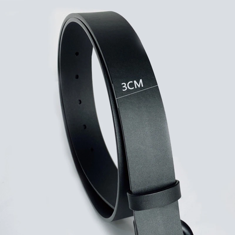 

Top layer cowhide 3cm wide belt
