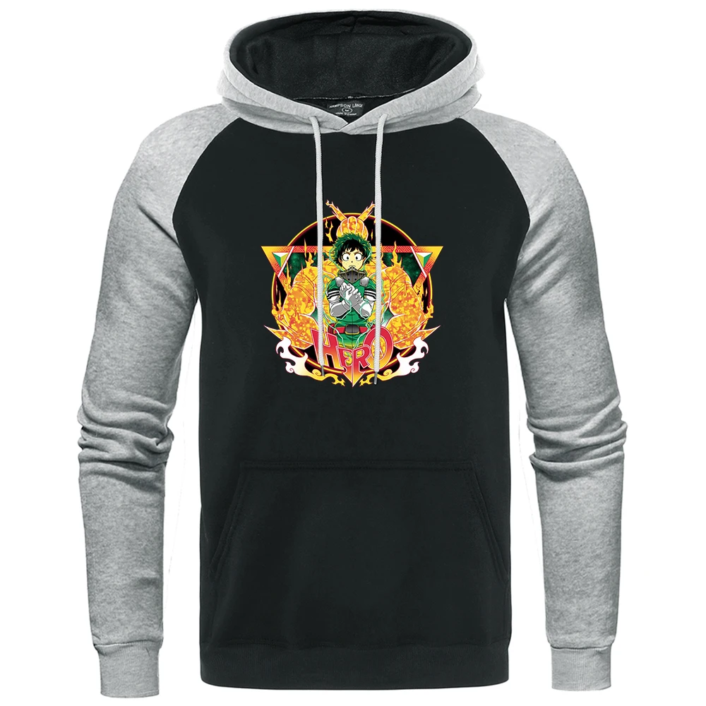 

My Hero academic реглан толстовки забавные хип-хоп мужские свитшоты Повседневная модная спортивная толстовка Осенняя новая флисовая мужская Толс...