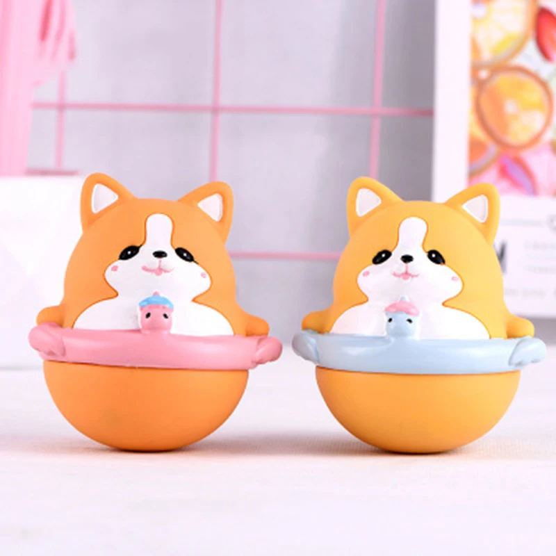 Сказочный Сад миниатюра Рождественская неваляшка щенок собака Пингвин полярный