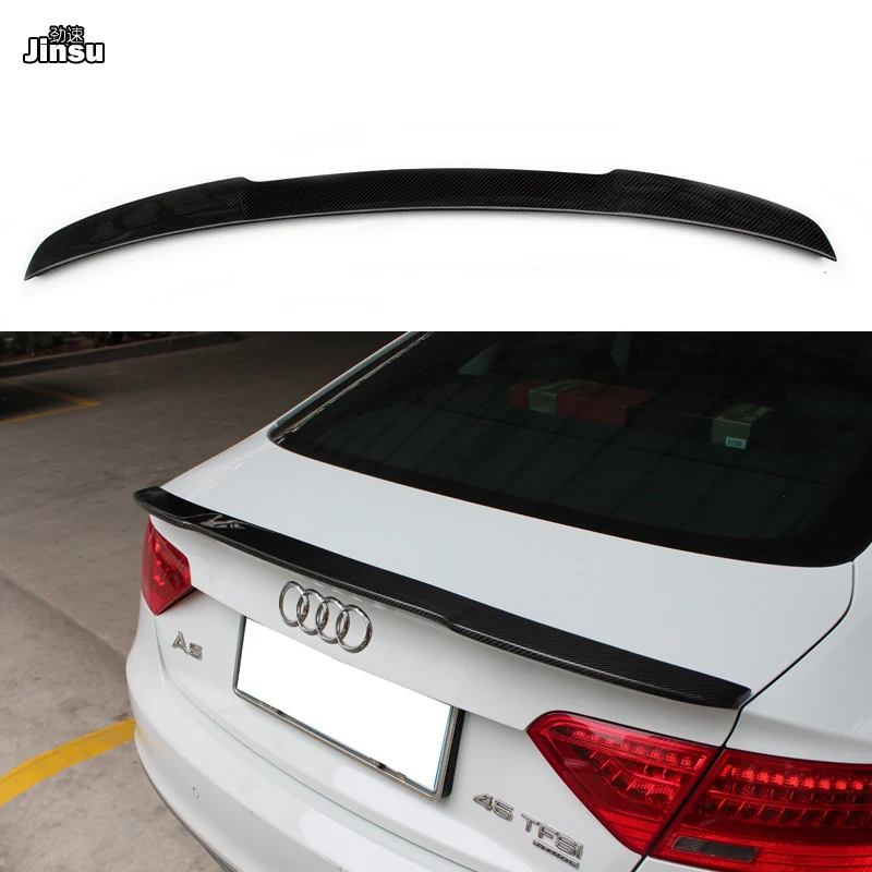 V образный спойлер для заднего багажника из углеродного волокна audi a5 sportback 4door 2007