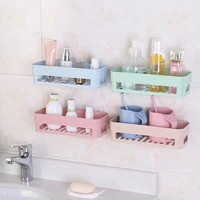 bathroom storage basket sundries holder kitchen shelf rack organizer with sucker bathroom organize