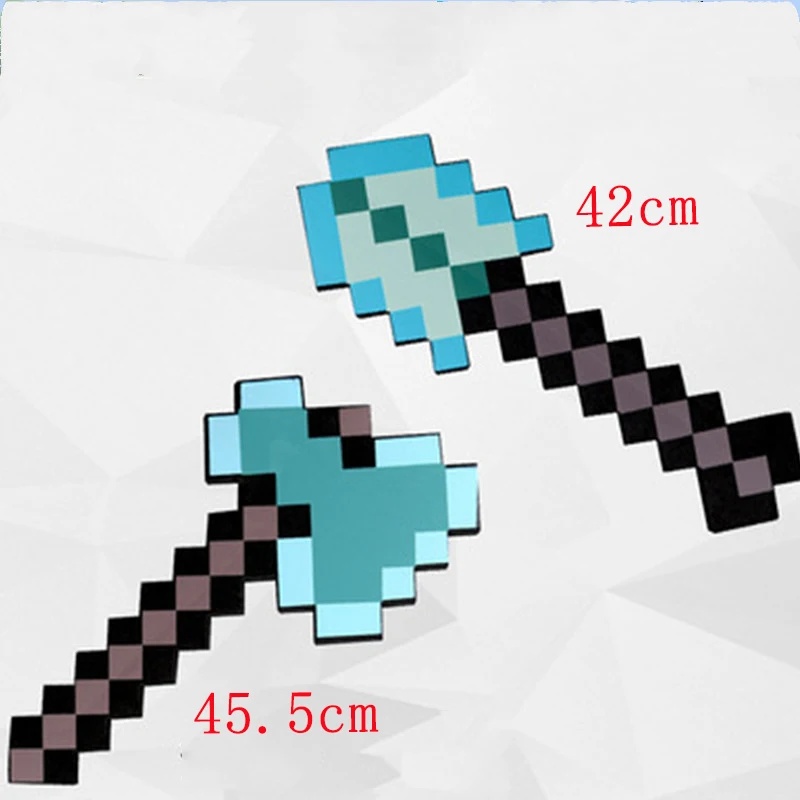 

2021 Minecrafted Hot 45cm Design Blue Diamond Sword Soft EVA Foam Toy Sword Boys Lovely Toys for Children Birthday Gift