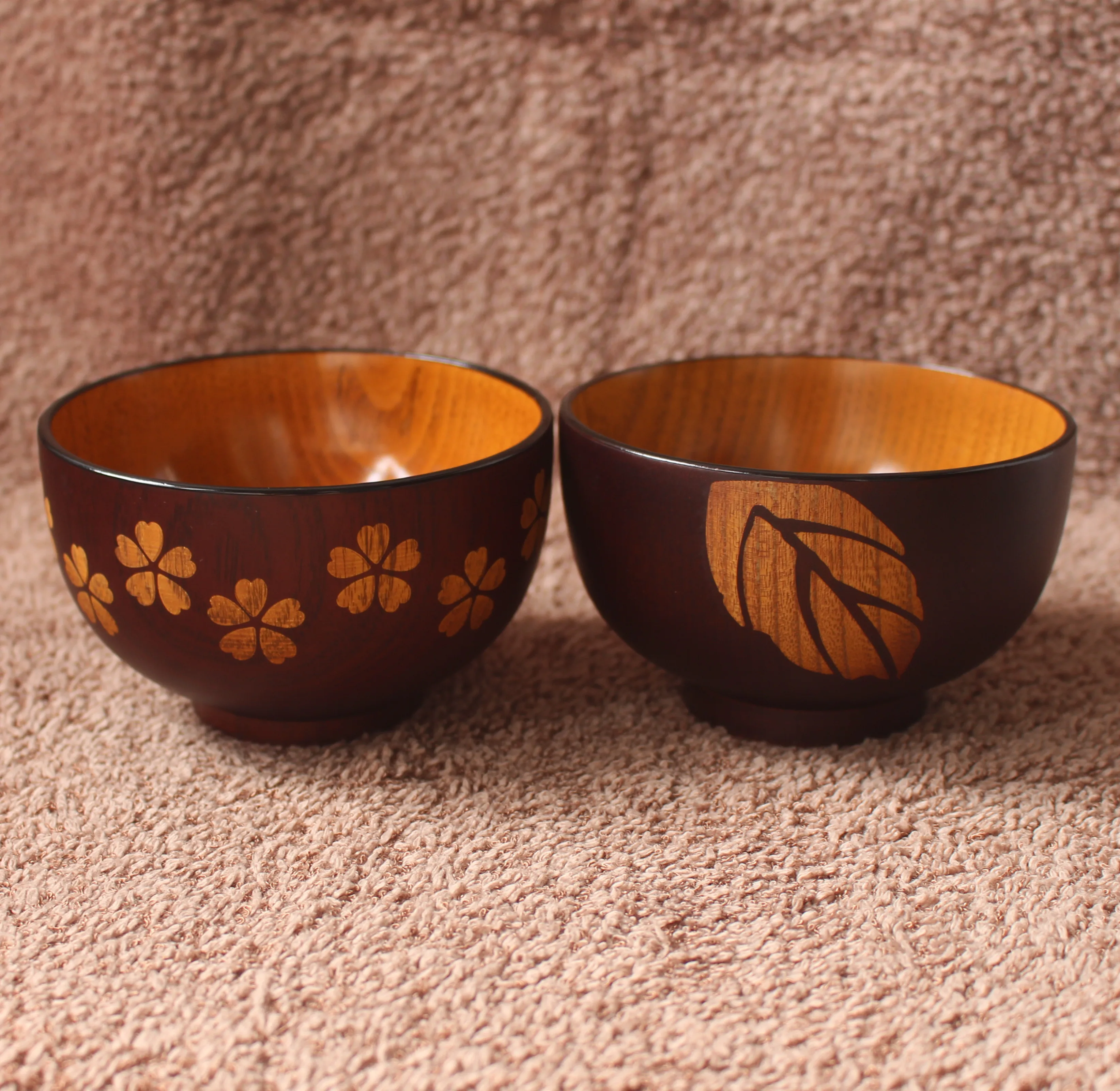 Китайская традиционная 3 5 дюймовая Деревянная миска для супа деревянная чаша с