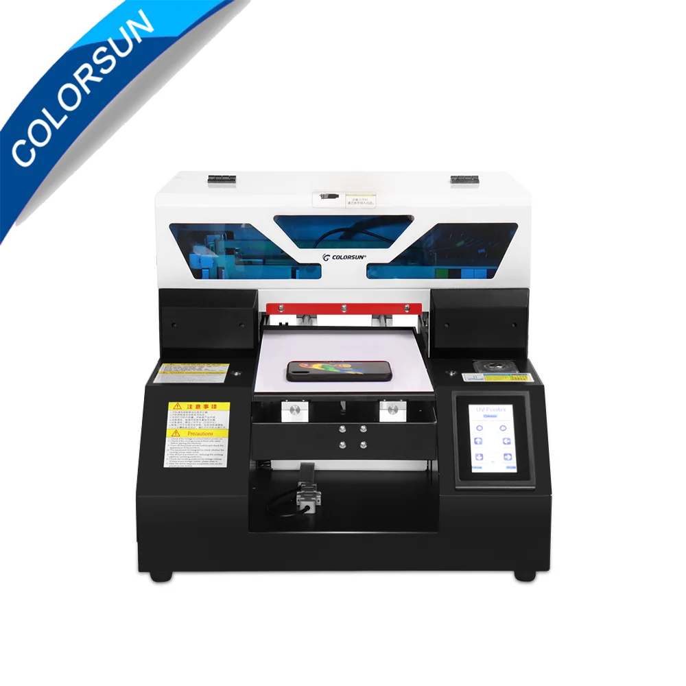 Colorsun автоматический A4 УФ принтер L805 с чернилами сенсорный экран чехол для