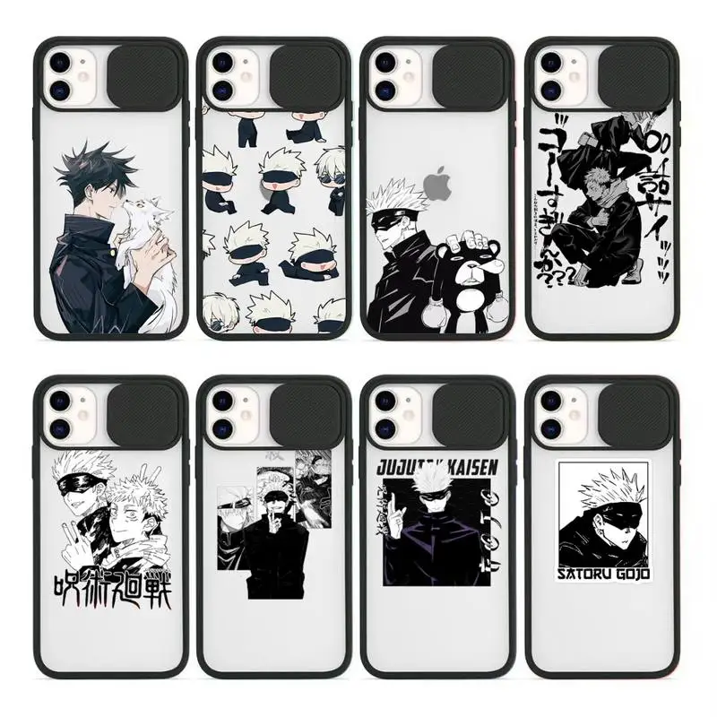 

Jujutsu Kaisen japanese Anime Phone Case Transparent for iPhone 7 8 11 12 se 2020 mini pro X XS XR MAX Plus