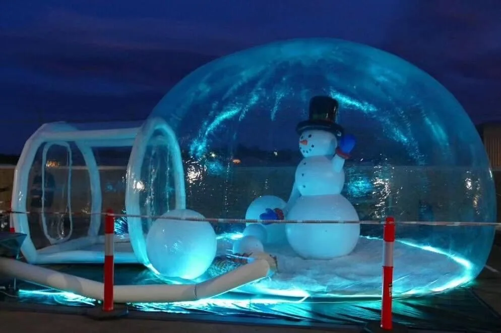 Günstig Transparent Iglu Zelt Für Camping PVC Aufblasbare Blase Dome Outdoor Aufblasbare Zelt Für Garten Werbung Blase Baum Hotel