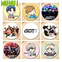 free shipping kpop got7 jb mark brooch pin girls badges for clothes backpack decoration jewelry b189