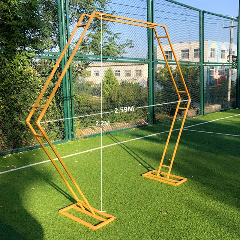 Двухполюсная Шестигранная подставка JAROWN из кованого железа Цветочная свадебный