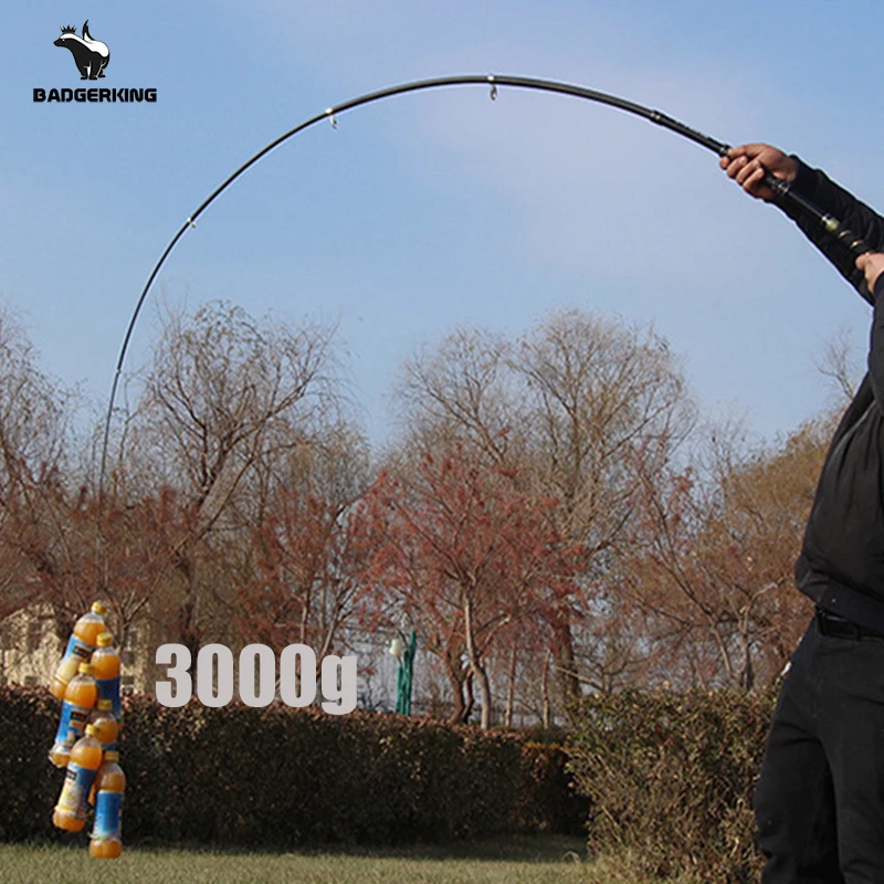 Телескопическая удочка из карбонового материала для пляжной рыбалки