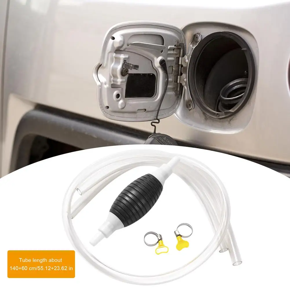 

Hand Oil Transfer Car Fuel Pump Manual Car Fuel Tank Sucker Syphon Fuel Saver Gas Pump With 2m Tube