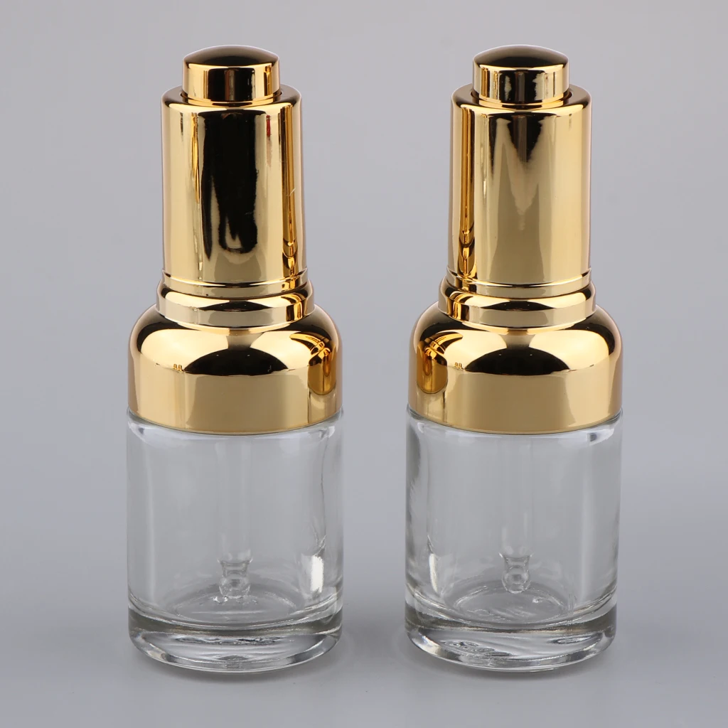 

2 шт., стеклянные бутылочки-капельницы для эфирных масел