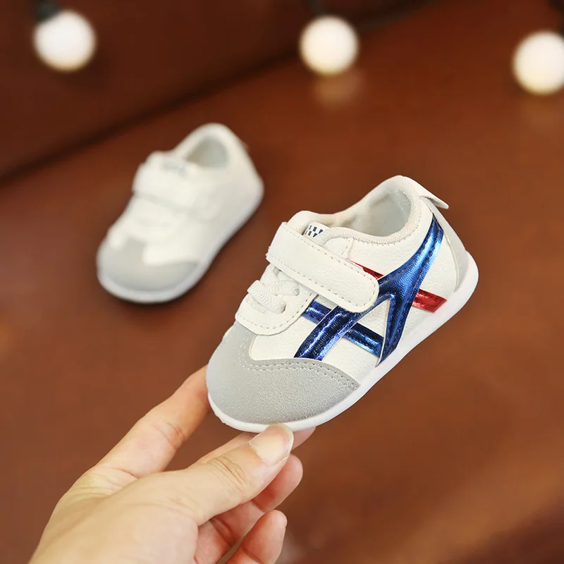От 0 до 18 месяцев Обувь для маленьких мальчиков и девочек Кроссовки новорожденных