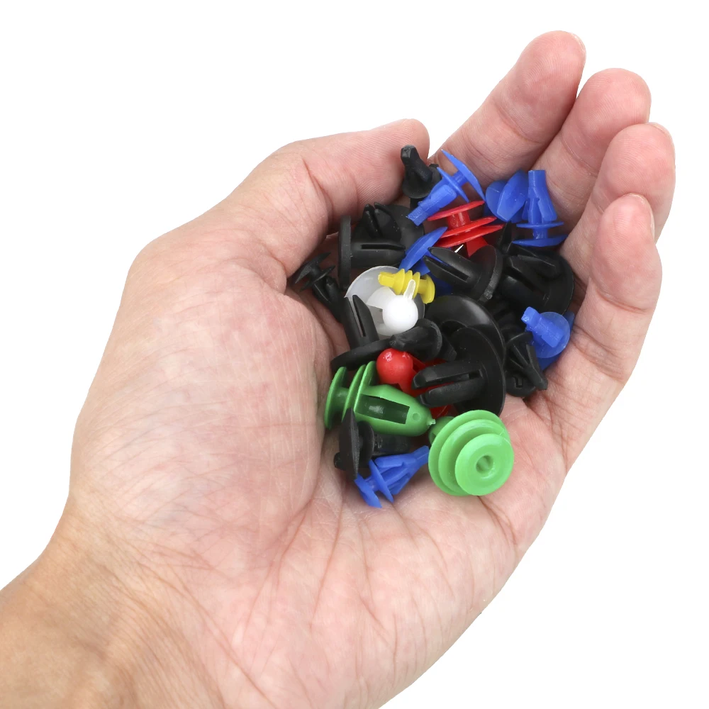 100 шт./50 шт. смешанные авто крепежа подкрылок автомобиля бампер зажимы фиксатор