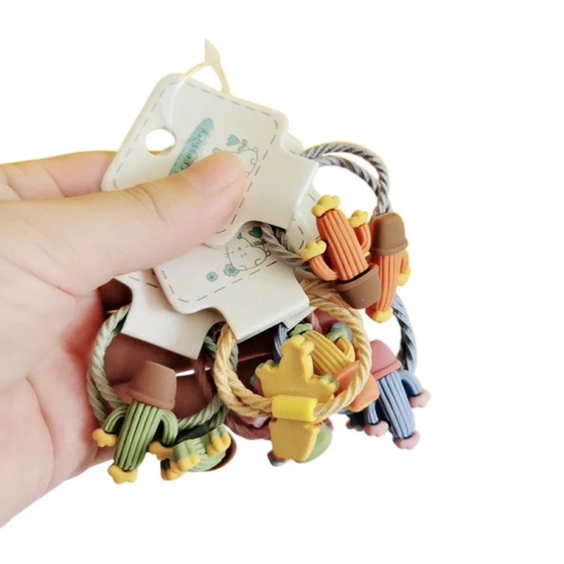 Аксессуары для волос маленьких девочек 5 пар милые резинки с изображением