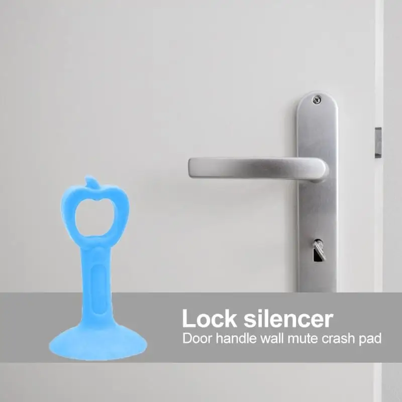 2 шт. дверная ручка Краш Pad резиновая замок бампер Защита стопор бесшумный