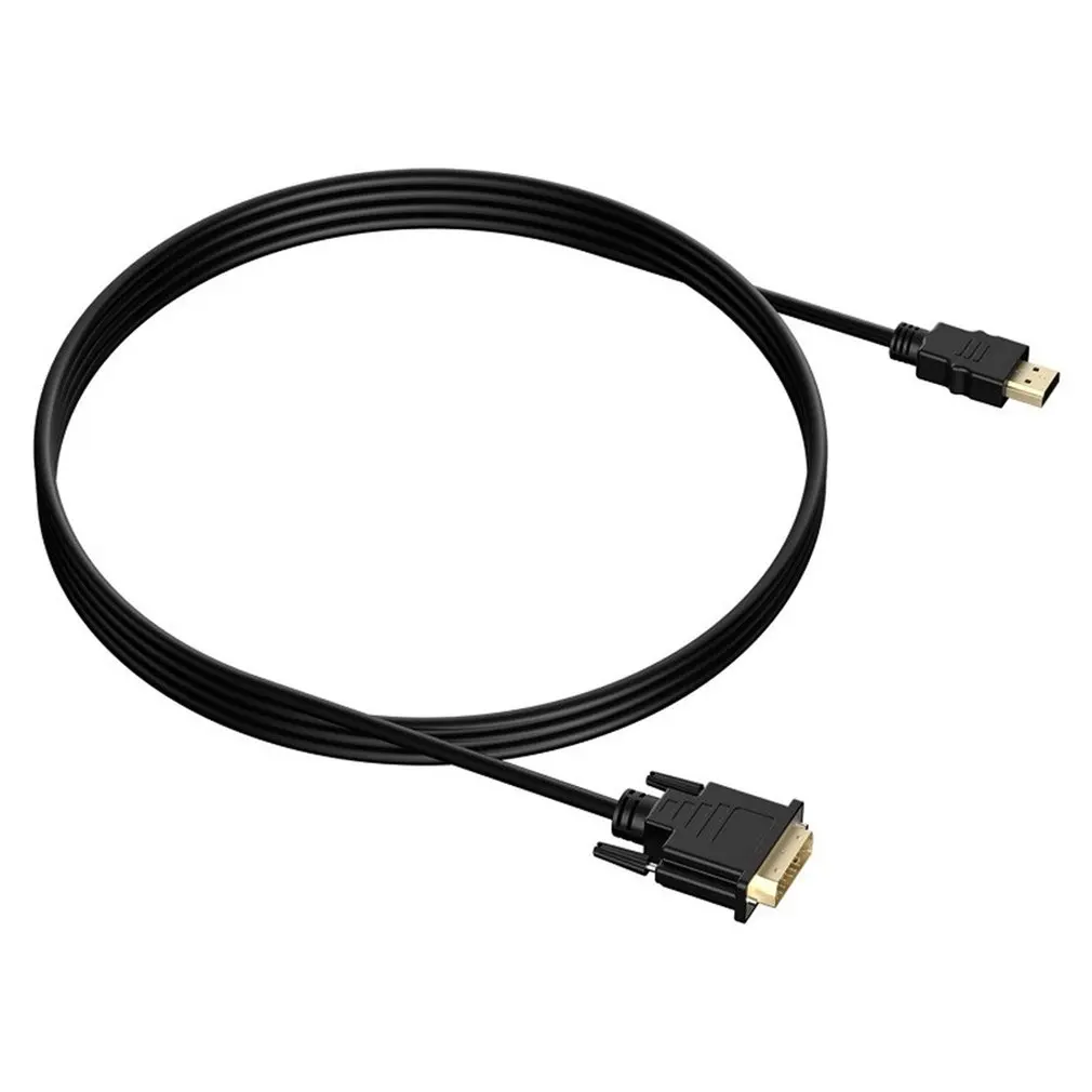 

HDMI к DVI-D адаптер видео Кабель-адаптер штыревой HDMI на DVI Мужской кабель HDMI-DVI 1080p Высокое Разрешение ЖК-дисплей и светодиодный мониторы