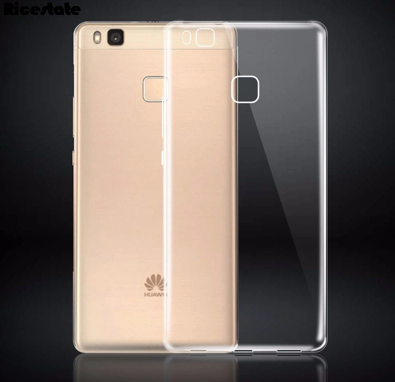 Ультратонкий Прозрачный чехол из ТПУ для Huawei P9 lite 2016 0 6 мм мягкий прозрачный