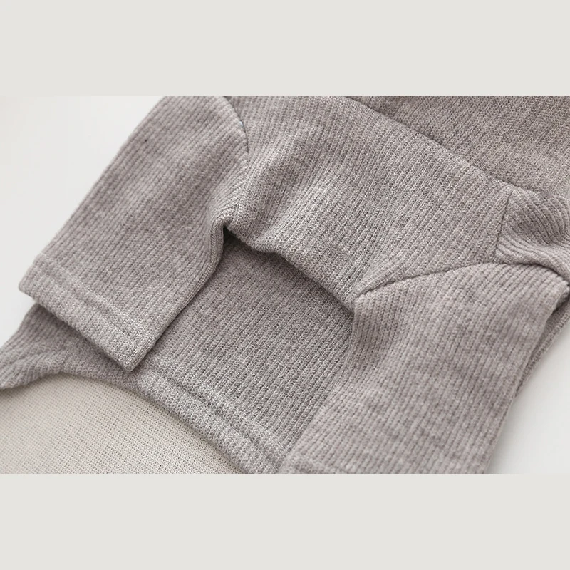 

2021 cat cats puppy woolen grey are autumn and winter new dog clothes small dogs knitted sweater hooded rabbit ears pet clothing