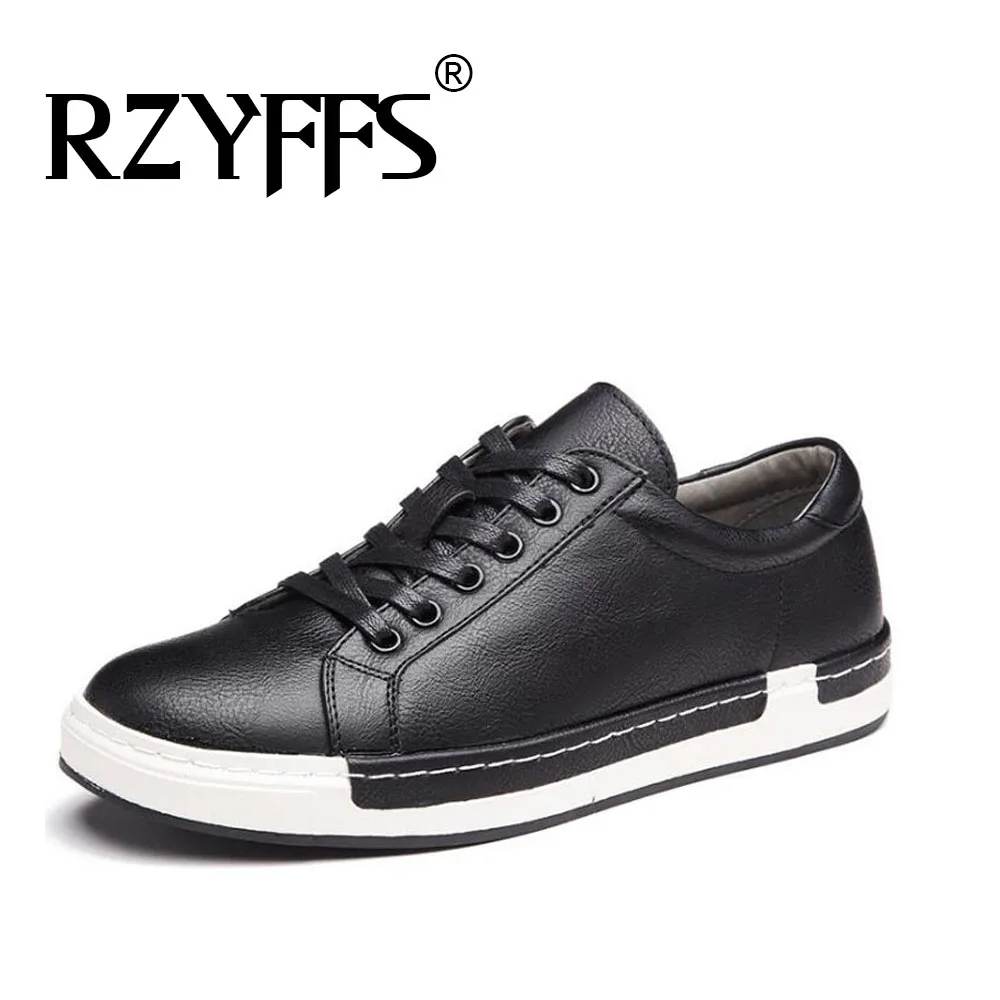 Мужские кожаные туфли на толстой подошве Классические повседневные Модные