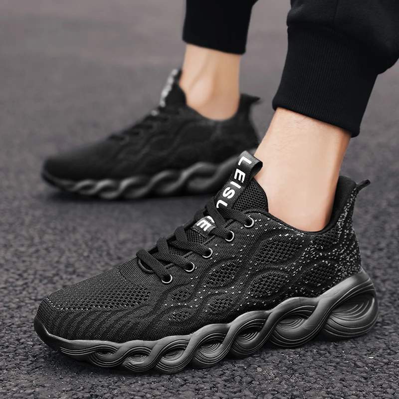 

Light Running Shoes Comfortable Casual Men's Sneaker Breathable Non-slip Wear-resistant Outdoor Walking Sport Shoes