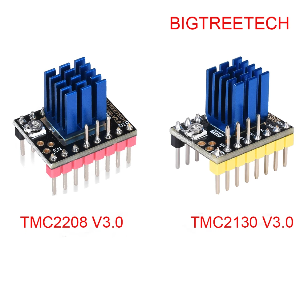 Драйвер шагового двигателя BIGTREETECH TMC2208 V3.0 TMC2130 SPI для SKR V1.4 Turbo V1.3 VS TMC2209 запчасти 3D