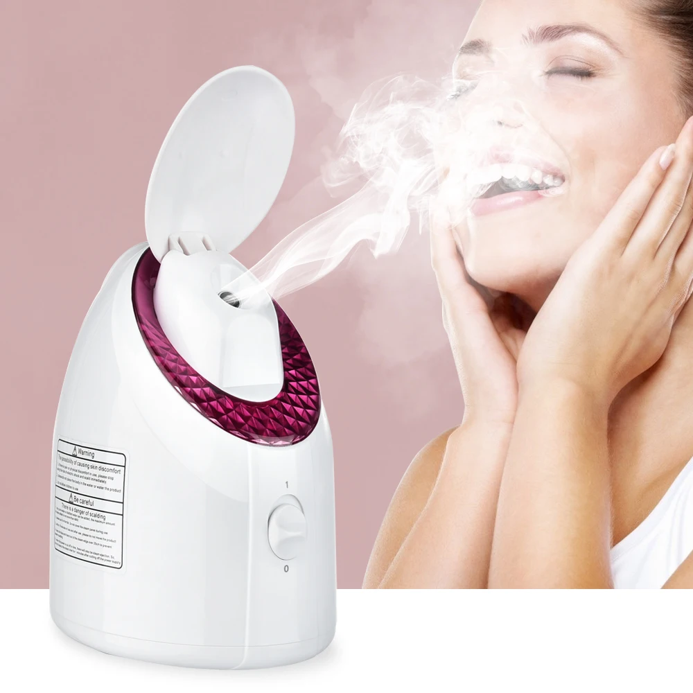 

Nano Ionic Facial Steamer Deep Cleaning Face Sprayer Humidifier Unclogs Pores Reduce Blackheads Acne Face Steaming Device Facial