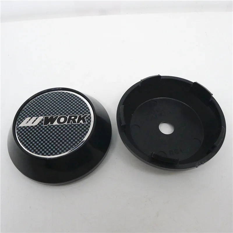 

4pcs For W Work 65mm Wheel Center Hub Cap Cover 45mm Car Styling Emblem Badge Logo Rims Stickers Accessories