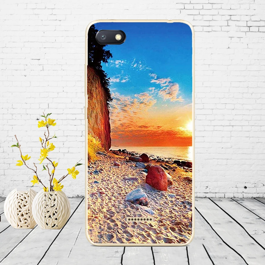 D3 Силиконовый чехол для xiaomi redmi 6a защитный чехол Мягкий ТПУ чехол для телефона Чехлы для xiaomi redmi 6A чехол бампер 6a Coque - Color: D3