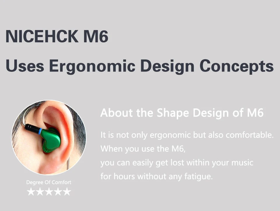 NICEHCK M6 4BA+ 2DD металлические наушники HiFi Hybrid 6 шт в ухо наушники гарнитура монитор наушники с MMCX съемный кабель для наушников