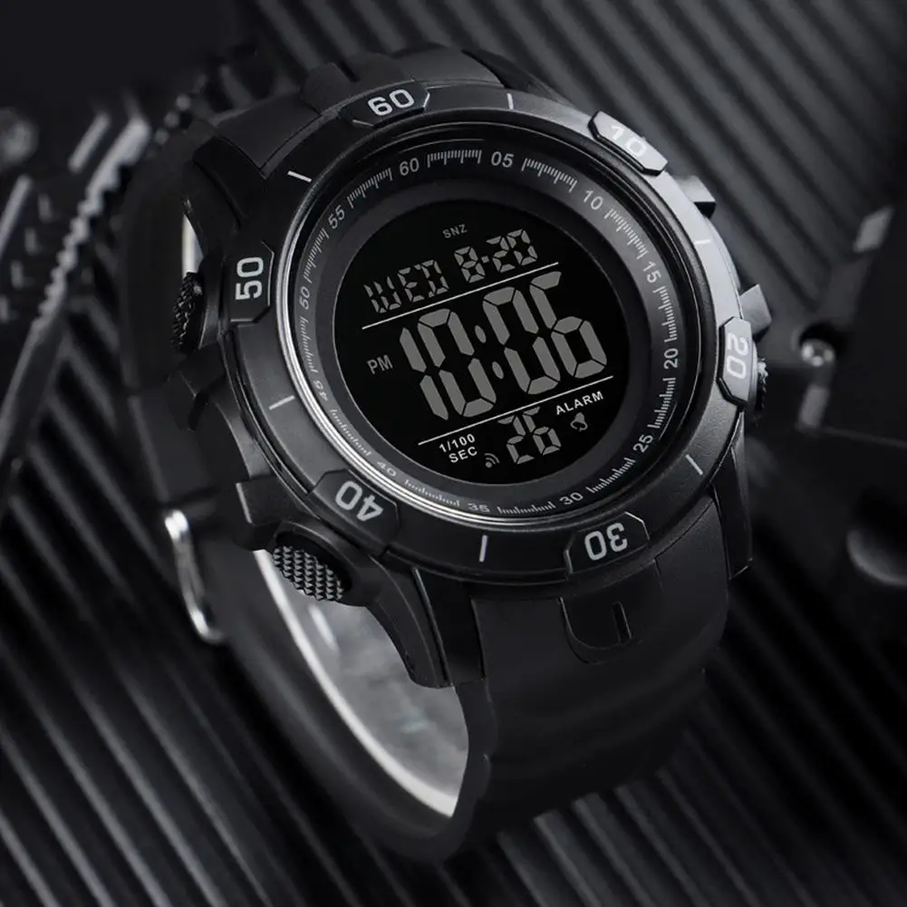 

SKMEI 1475 Man Wristwatch Outdoor Sports Digital Display Waterproof Watch Night Luminous Alarm Gift