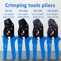 many style terminal press pliers multifunctional pliers wire crimping tool sn28b sn48b 0 08 6mm%c2%b2 high precision clamp sets