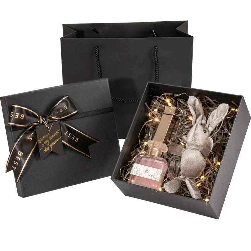 

Birthday Gift Box Packaging Box Scarf Lipstick Perfume Gift Bag Chocolate Box Paper Gift Bag Paper Candy Box Jewelry Perfume Box