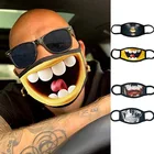 Костюм на Хэллоуин для мужчин, женщин, мужчин, страшная ткань, лицо, забавная улыбка, маска Джокера, черные маски клоуна, маска, маски для женщин